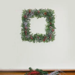 Northlight Square Boxwood And Berries Pine Cone Artificial Christmas Wreath 18-Inch, Unlit 7 Northlight Square Boxwood And Berries Pine Cone Artificial Christmas Wreath 18-Inch, Unlit -Ornaments Store 0faownrw3ruoe7hste5zcmcpfmko3kr2 26131.1665088078