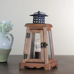 10" Brown And Black LED Lighted Trapezoid Hanging Indoor Lantern -Ornaments Store 0hbu2nsak5vwe9kwvkzhqm4sg0pxmk1l 54646.1588396760