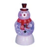 Northlight 7.5" LED Lighted Color-Changing Snowman With Top Hap Snow Globe Christmas Figure -Ornaments Store 12 24038b 76019.1587644958
