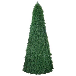 Northlight 12' Pre-Lit Green Slim Pine Artificial Christmas Tree - Clear Lights -Ornaments Store 1220ft.20cone20tree201 49672.1661279309