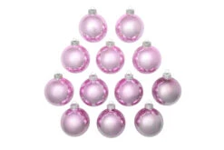 12ct Baby Pink Shiny Finish Christmas Ball Ornaments 2.75" (70mm) -Ornaments Store 28783 1 45034.1696349723