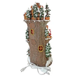 21" Illuminated North Pole Santa's Workshop Christmas Statue -Ornaments Store 320tier 5 67012.1587644277