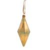 Melrose 8.5" Gold And Green Geometric Finial Christmas Ornament -Ornaments Store 45421245445454 56694.1588344000