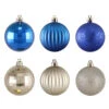 Northlight 100ct Silver And Blue Shatterproof 3-Finish Christmas Ball Ornaments 2.5" (60mm) -Ornaments Store 67jzk1lytq8fcbpyuzds4blvbj2s35rg 63712.1588357539
