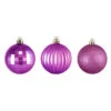 Northlight 100ct Orchid Pink Shatterproof 3-Finish Christmas Ball Ornaments 2.5" (60mm) -Ornaments Store 6cjwdnrx4cnawgpj9k1as7nlxwh64cql 22551.1665610743