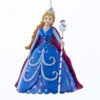 Kurt Adler 4.75" Blue And Red Garden Snow Princess Christmas Ornament
