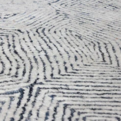 9' X 12' Maze Blue Hand-Tufted Ivory Wool Rug 7 9' X 12' Maze Blue Hand-Tufted Ivory Wool Rug -Ornaments Store 73067 2 2 76385.1665581821