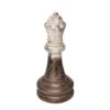 20.5" Brown And Ivory Two Tone Finish Decorative Finial -Ornaments Store 76559 2 37015.1664379353