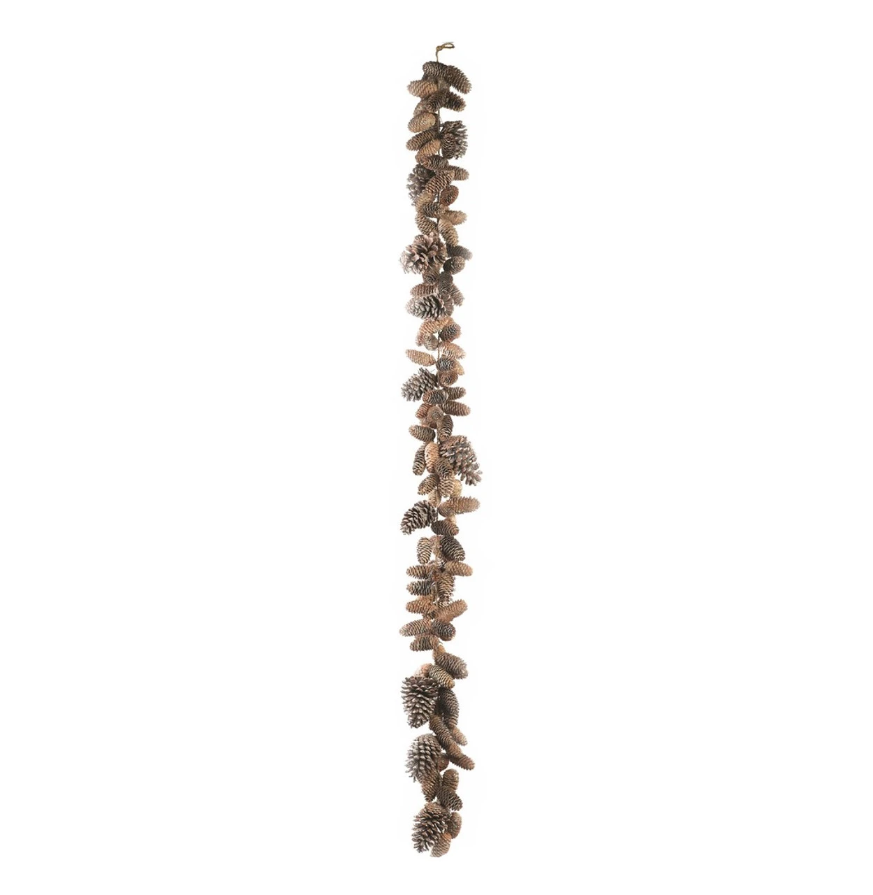 6' X 6" Pre-Lit Pine Cone Artificial Christmas Garland - Clear Lights 3 6' X 6" Pre-Lit Pine Cone Artificial Christmas Garland - Clear Lights