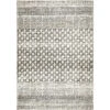 9' X 13' Gray And White Chevron And Moroccan Harlequin Area Throw Rug -Ornaments Store 8226205x8 24028.1587645147