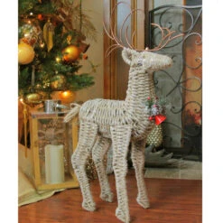 Northlight 26" Ivory And Brown Reindeer Twine Christmas Decoration -Ornaments Store 9a8ymplwkblhpclkm5yrxhozfkmrms77 31091.1588415493