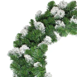 24" Snowy Colorado Pine Flocked Artificial Christmas Wreath - Unlit 7 24" Snowy Colorado Pine Flocked Artificial Christmas Wreath - Unlit -Ornaments Store allstate20ywc192 gr sn 86772.1644973049
