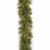 Christmas Central 9' Pre-Lit Atlanta Spruce Artificial Christmas Garland - Clear Lights -Ornaments Store at7 300 9a 1 26262.1689950446