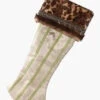 Roman 26" Brown And Green Striped Leopard Print Christmas Stocking -Ornaments Store bhsosayfaf66861yghkxassx0ymzaibh 89740.1588362056