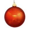 Northlight Shiny Burnt Orange Shatterproof Christmas Ball Ornament 8" (200mm) -Ornaments Store bi2l3o6amp13c4f6nfslcwwyzahil4s6 87824.1664724865