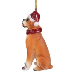 3.5" Fawn Boxer Dog Christmas Ornament -Ornaments Store boxer 3 10484.1670490064