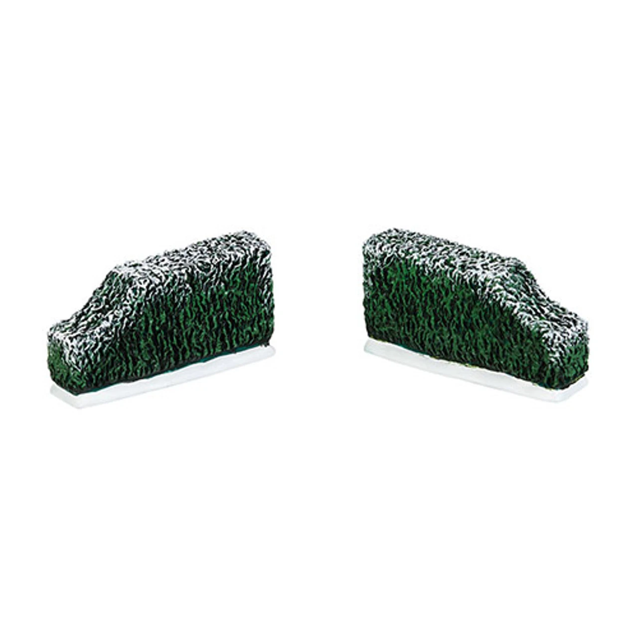 Department 56 Set Of 2 Green And White Tudor Gardens Tapered Edge Accessory 3.25" 3 Department 56 Set Of 2 Green And White Tudor Gardens Tapered Edge Accessory 3.25"