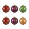 6ct Vibrantly Colored Glittered Earth Tone Shiny Shatterproof Christmas Ball Ornaments 3.25" (80mm) -Ornaments Store c3lthvd3ox7ttflcssnruqzm9t3wdfxc 25248.1588397878