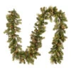 Christmas Central 9' X 6" Pre-Lit Carolina Pine Artificial Christmas Garland, Clear Lights -Ornaments Store cap3 306 9a 1 28943.1664639663