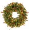 Christmas Central 24" Classical Collection Wreath With Clear Lights -Ornaments Store cc1 301 24w 1 40202.1587644090