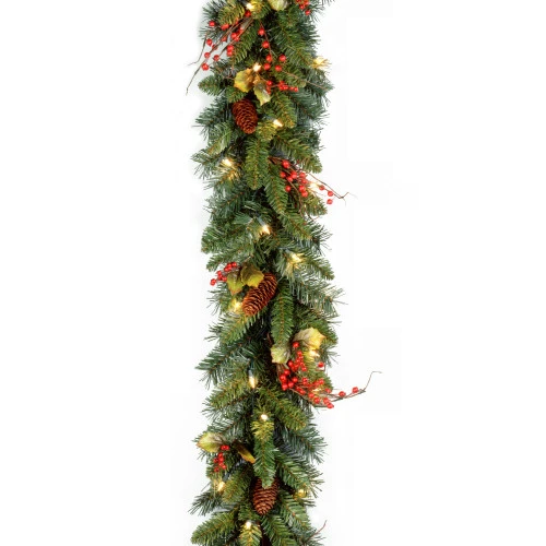 9' X 10" Pre-Lit Classical Collection Artificial Christmas Garland – Clear Lights 3 9' X 10" Pre-Lit Classical Collection Artificial Christmas Garland – Clear Lights