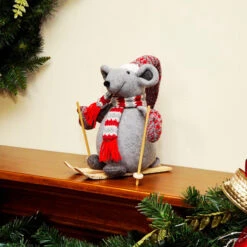 Northlight 14.75" Red And Gray Skiing Mouse Gnome Christmas Decoration -Ornaments Store cfg4h7dxaqgchkk2msu4scqiyj3qevkg 60782.1588415725