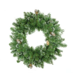 Northlight Frosted Mixed Pine And Pine Cone Artificial Christmas Wreath - 24-Inch, Unlit