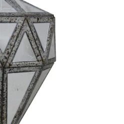 Northlight 5.5" Gray And Clear Mirrored Geometric Drop Christmas Ornament -Ornaments Store cnrilqj2rzewlzmhw8iyhiadm9lnwztp 64327.1588370999