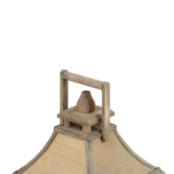 Set Of 2 White Ivona Garden Candle Lanterns 28"