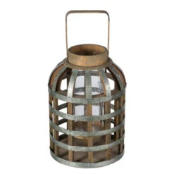 18" Silver And Brown Vintage Shanghai Medium Hanging Lantern 8 18" Silver And Brown Vintage Shanghai Medium Hanging Lantern -Ornaments Store dabhg av37738 3 86926.1588359569