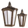 Set Of 2 Brown And Bronze Antique Style Coach House Lanterns 29.75" -Ornaments Store dabhg av43673 1 62479.1665260518