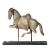 35" White And Black Classic Style Altus Equine Figure On Stand -Ornaments Store dabhg av75750 1 93994.1588363070