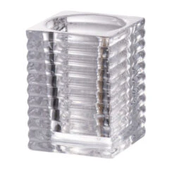Set Of 3 Clear Glass Contemporary Rectangular Candle Holders 2.75" 7 Set Of 3 Clear Glass Contemporary Rectangular Candle Holders 2.75" -Ornaments Store dabhg av76734 3 41300.1588357820