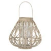 17.5" Brown And Clear Contemporary Woven Traditional Style Tapered Lantern 2 17.5" Brown And Clear Contemporary Woven Traditional Style Tapered Lantern -Ornaments Store dabhg d42178 13607.1588359665