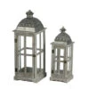 Set Of 2 Gray And Silver Classic Scape Lanterns 28" -Ornaments Store dabhg d42226 5 95943.1663774933