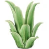 7.5" Green Aloe Vera Style Glossy Tealight Candle Holder -Ornaments Store dabhg hp0386 1 32364.1588357094