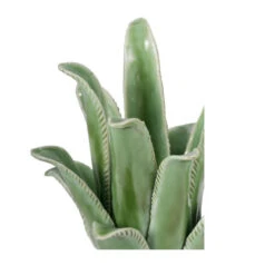 7.5" Green Aloe Vera Style Glossy Tealight Candle Holder -Ornaments Store dabhg hp0386 4 41745.1588357095