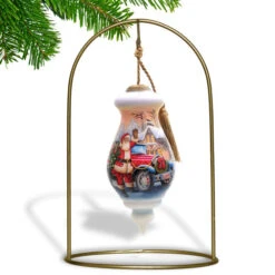 6” Santa Delivery Gift Christmas Glass Ornament 7 6” Santa Delivery Gift Christmas Glass Ornament -Ornaments Store dacf 1610082 2 85508.1601516021