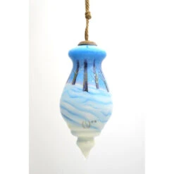 6" Violin Couple Snowman Christmas Spire Shaped Glass Ornament -Ornaments Store dacf 1610099 4 13283.1601516049