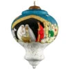 5" Nativity Religious Christmas Glass Hanging Ornament -Ornaments Store dacf 1812016 82577.1588406053