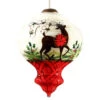 5" Holiday Reindeer Christmas Gem Shaped Glass Ornament - 33834557 -Ornaments Store dacf 1812027 95671.1588406070