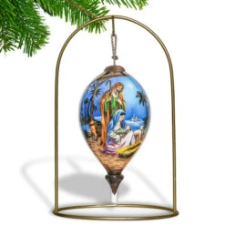 6" Holy Family Religious Christmas Finial Shaped Glass Ornament -Ornaments Store dacf 1911065 3 31782.1601516058