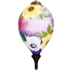 6” Multi-Color Butterfly Hand Painted Mouth Blown Glass Hanging Christmas Ornament -Ornaments Store dacf 1911081 3 19711.1601516020