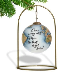3” Globe Come With Me Hand Painted Christmas Ornament 7 3” Globe Come With Me Hand Painted Christmas Ornament -Ornaments Store dacf 1911085 4 22638.1670489783