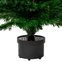 3' Pre-Lit Potted Medium Artificial Christmas Tree With Candles - Multi Color Lights -Ornaments Store dak 0105 90 3 29158.1588357646