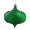 4ct Shiny Green Shatterproof Onion Drop Christmas Ornaments 5.75" (150mm) -Ornaments Store dak cop10282 4grn 1 71271.1588356305