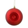 6ct Red Shatterproof Matte Christmas Ball Ornaments 4" (100mm) -Ornaments Store dak cop10828 6red 1 54917.1665087475