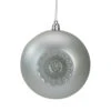 6ct Silver Shatterproof Matte Retro Reflector Christmas Ball Ornaments 4" (100mm) -Ornaments Store dak cop10828 6slr 1 70202.1588350724