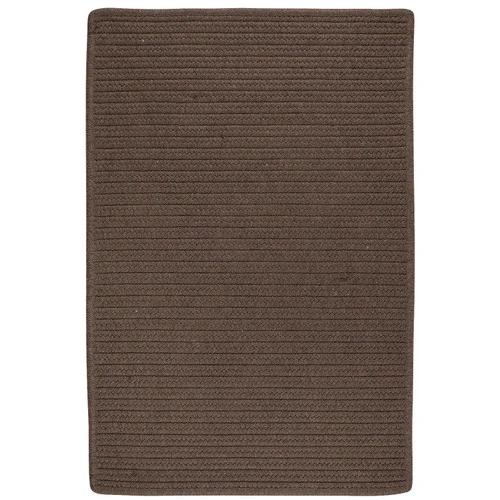 Colonial Mills 9' X 12' Brown Handmade Braided Rectangular Area Throw Rug 3 Colonial Mills 9' X 12' Brown Handmade Braided Rectangular Area Throw Rug