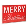 18.5" Red And White "MERRY Christmas" Wall Sign -Ornaments Store dcri 5352 01 95279.1695052443